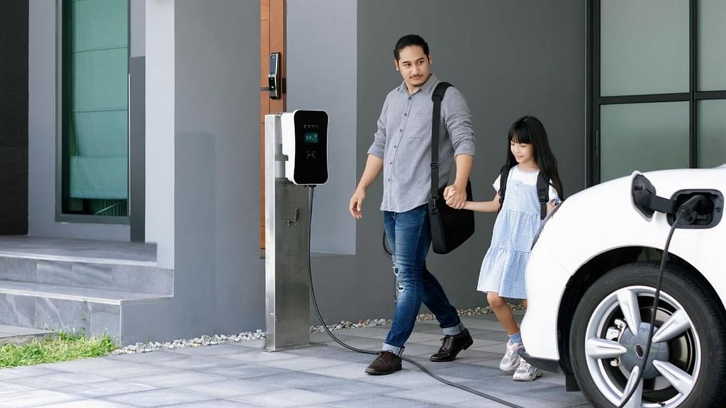 Image of Ev charging in home apartments