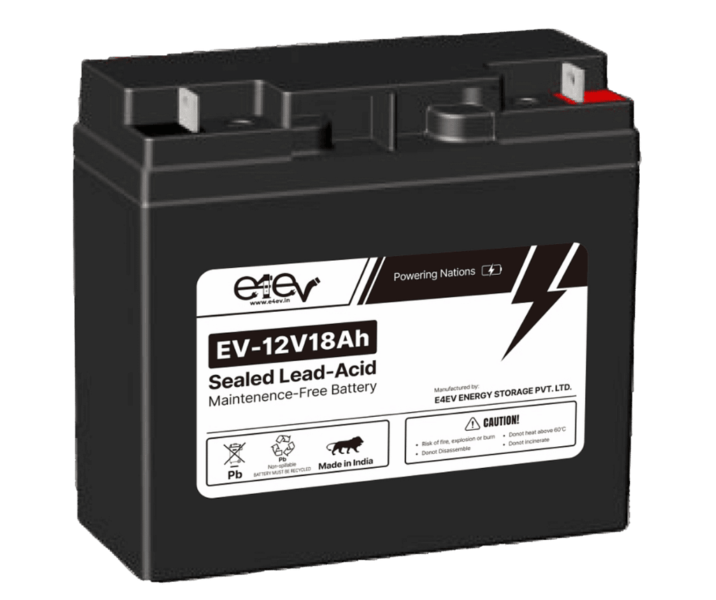 Image of E4EV 12V 18Ah Lead Acid Battery