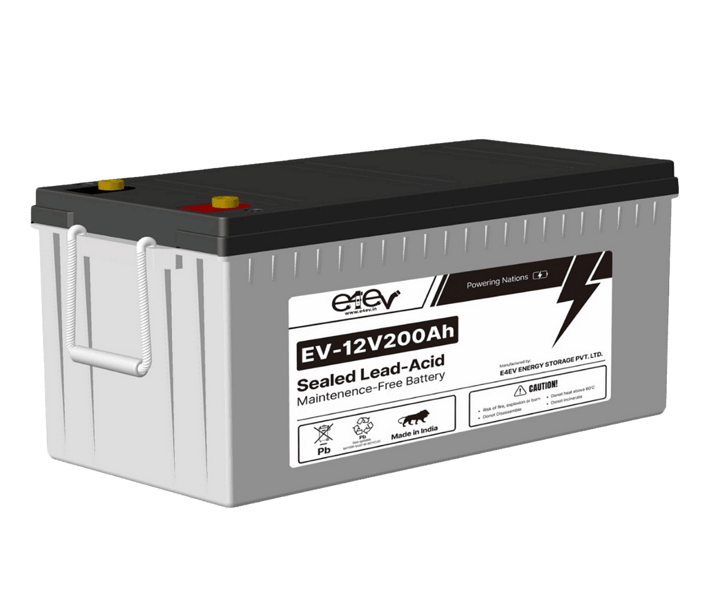 Image of E4EV 12V 200Ah Lead Acid Battery
