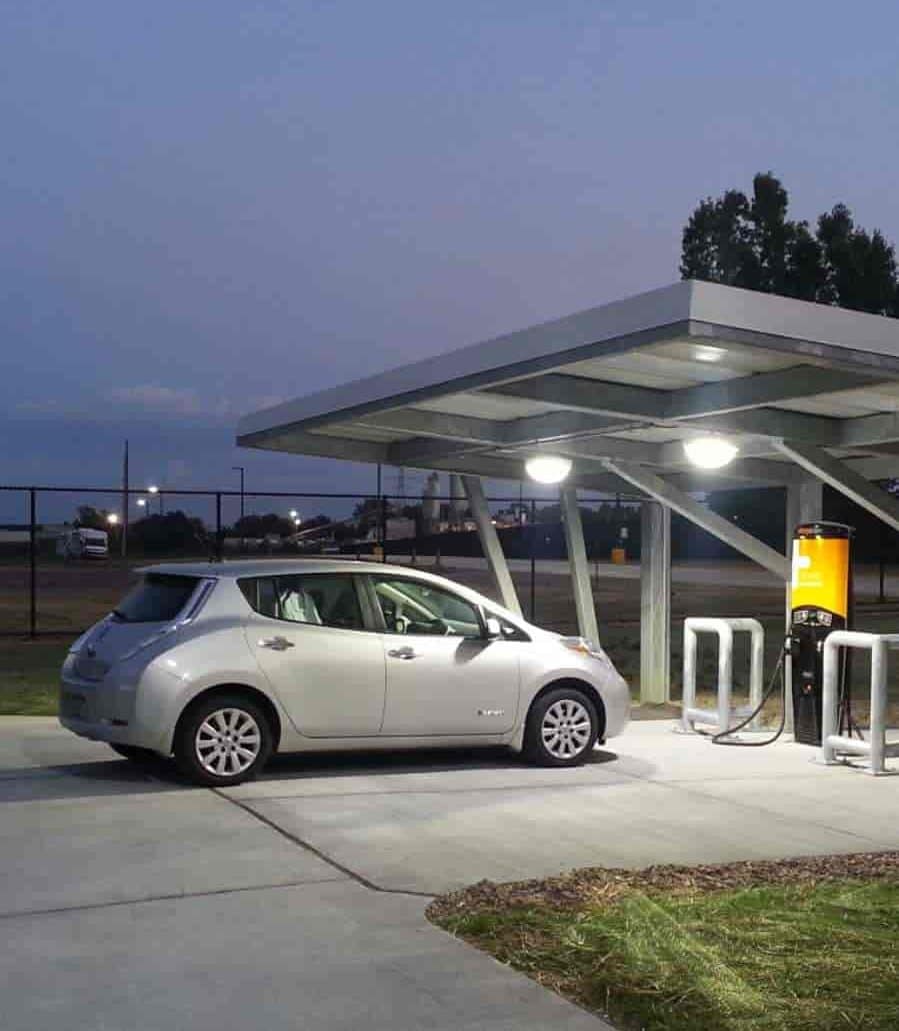 image of ev chargers