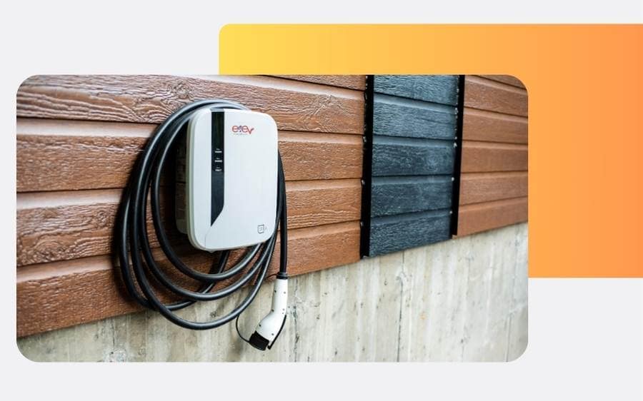 Image of ev charger in apartment home 1