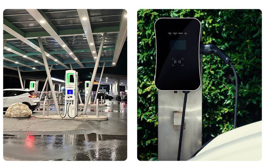 Image of public ev charger